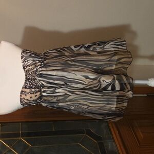 100% Silk Beaded Sleeveless top